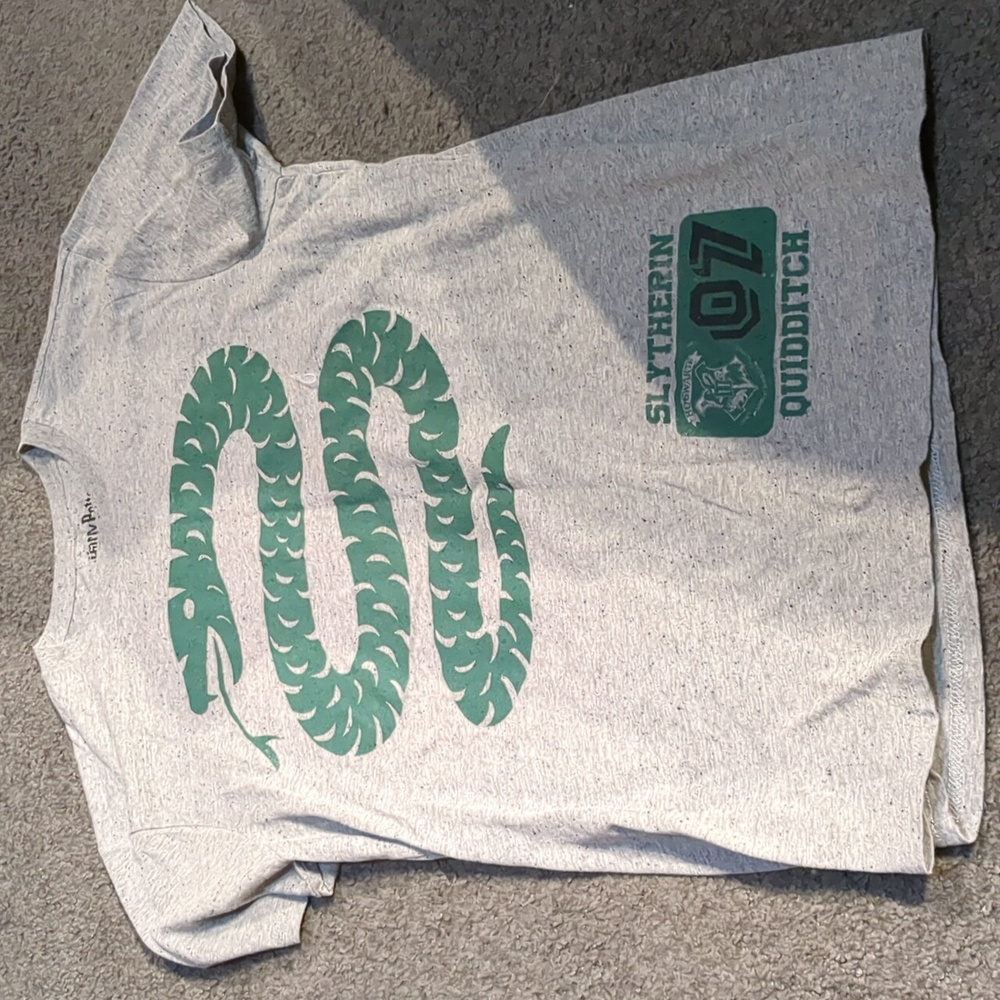 Brand new Harry Potter Slytherin Quidditch t shirt.